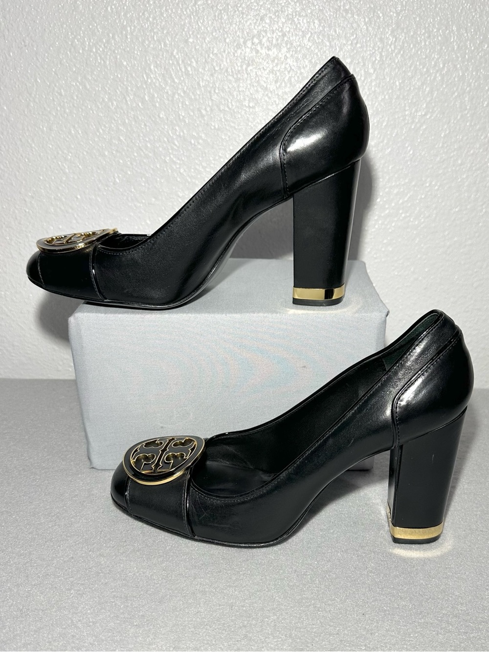 Tory Burch Reva Block Heel Pumps